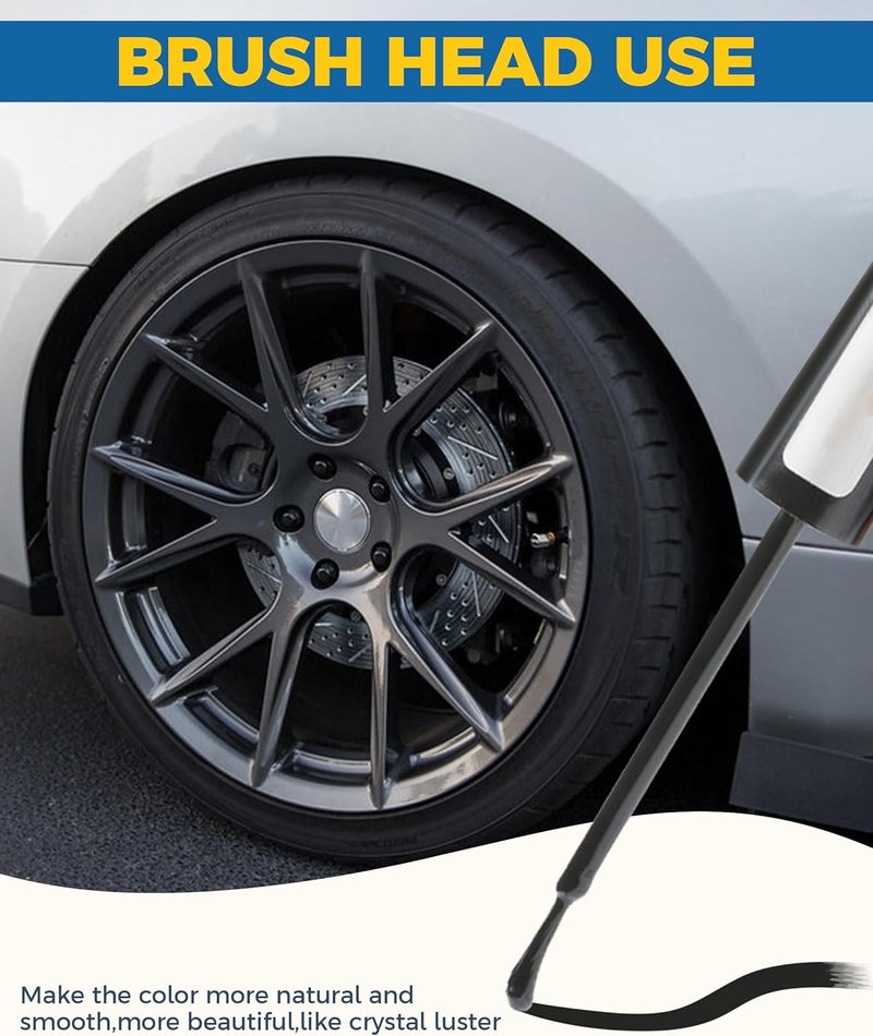 UBOG Touch Up Paint for Cars,Rim Paint,Car Accessories Wheel Paint,Auto Touch Up Paint,Car Scratch Remover Pen,Rim Scratch Repair,Car Paint Automotive Paint, Rim Paint for Car Wheel Repair (Black) - Image 4